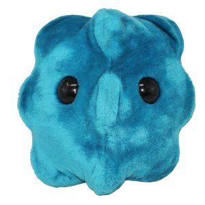 Giant Microbes Plush Stuffed Toy The Common Cold Rhinovirus Blue Soft 14 Inches